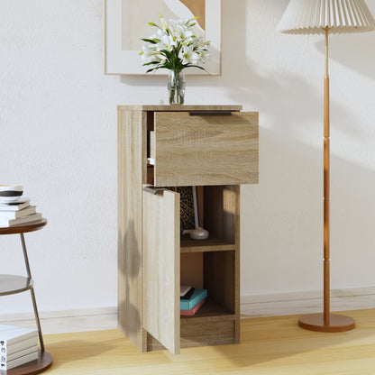 Credenza Rovere Sonoma 30x30x70 cm in Legno Multistrato - homemem39