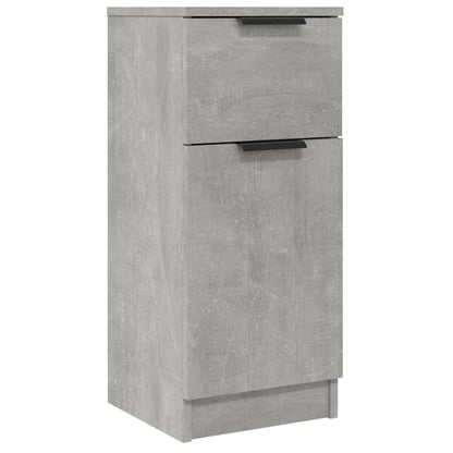 Credenze 2 pz Grigio Cemento 30x30x70 cm in Legno Multistrato - homemem39