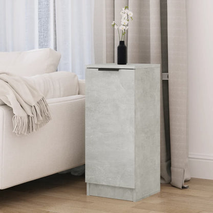 Credenza Grigio Cemento 30x30x70 cm in Legno Multistrato - homemem39