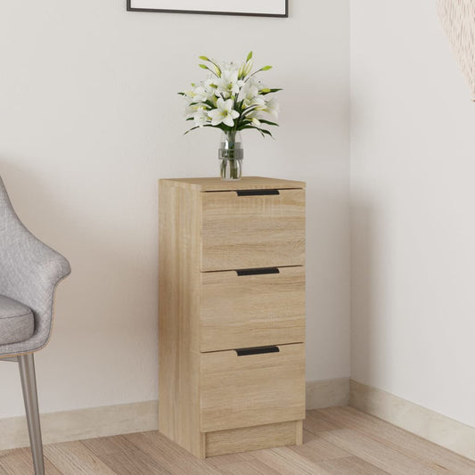 Sonoma Oak Sideboard 30x30x70 cm in Multilayer Wood