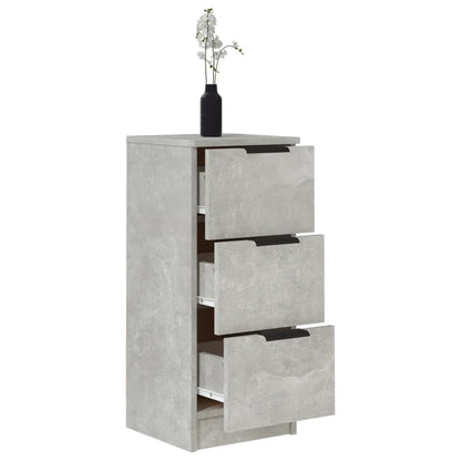 Credenza Grigio Cemento 30x30x70 cm in Legno Multistrato - homemem39