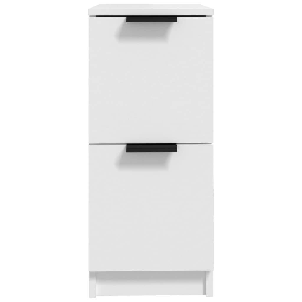 Credenze 2 pz Bianche 30x30x70 cm in Legno Multistrato - homemem39