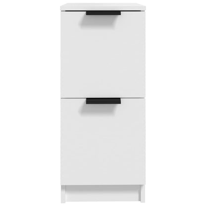 Credenze 2 pz Bianche 30x30x70 cm in Legno Multistrato - homemem39