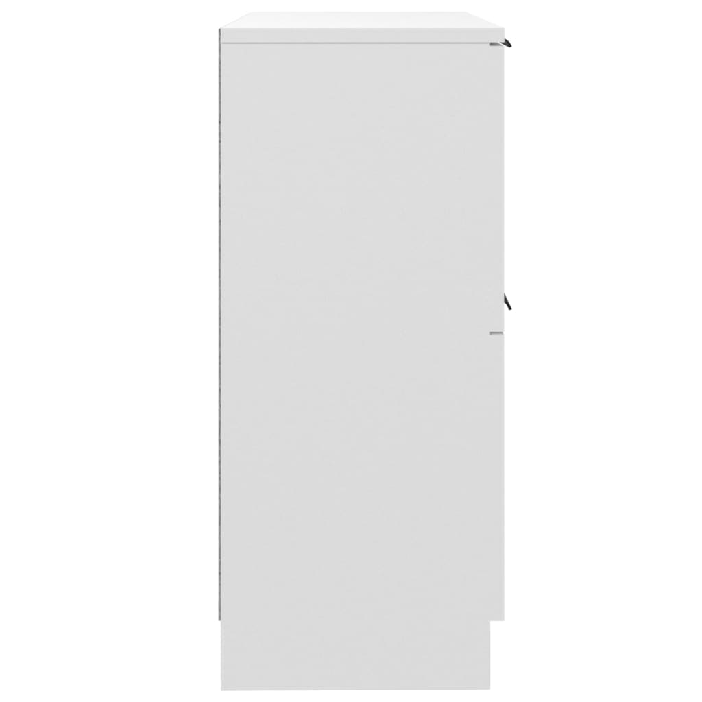 Credenze 2 pz Bianche 30x30x70 cm in Legno Multistrato - homemem39