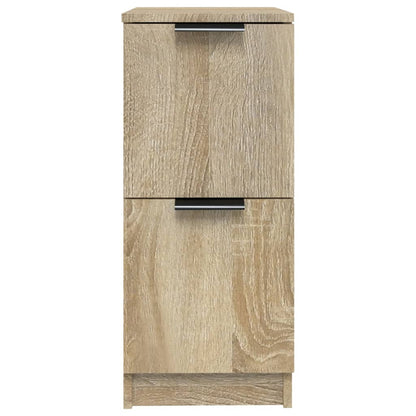Credenza Rovere Sonoma 30x30x70 cm in Legno Multistrato - homemem39