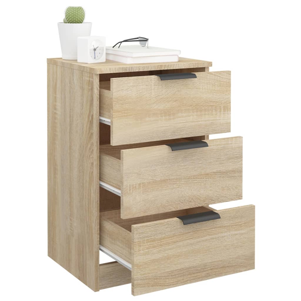 Comodini 2 pz Rovere Sonoma 40x36x65 cm - homemem39