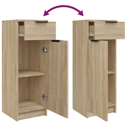 Armadio da Bagno Rovere Sonoma 32x33,5x90 cm in Legno Multistrato - homemem39