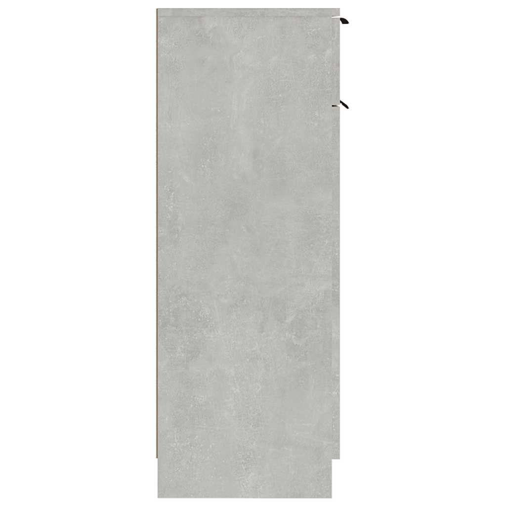 Armadio da Bagno Grigio Cemento 32x34x90cm in Legno Multistrato - homemem39