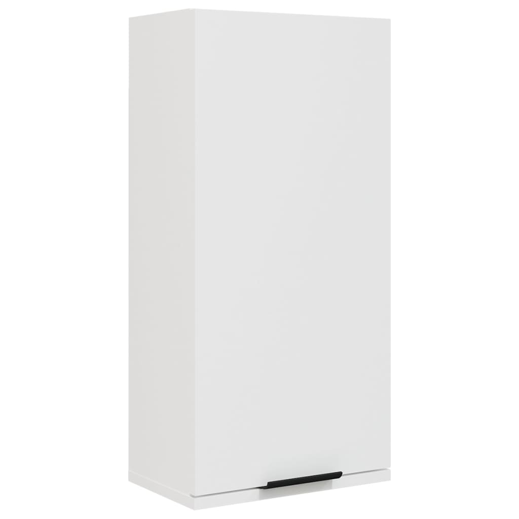 Mobile da Bagno a Parete Bianco 32x20x67 cm | homemem39