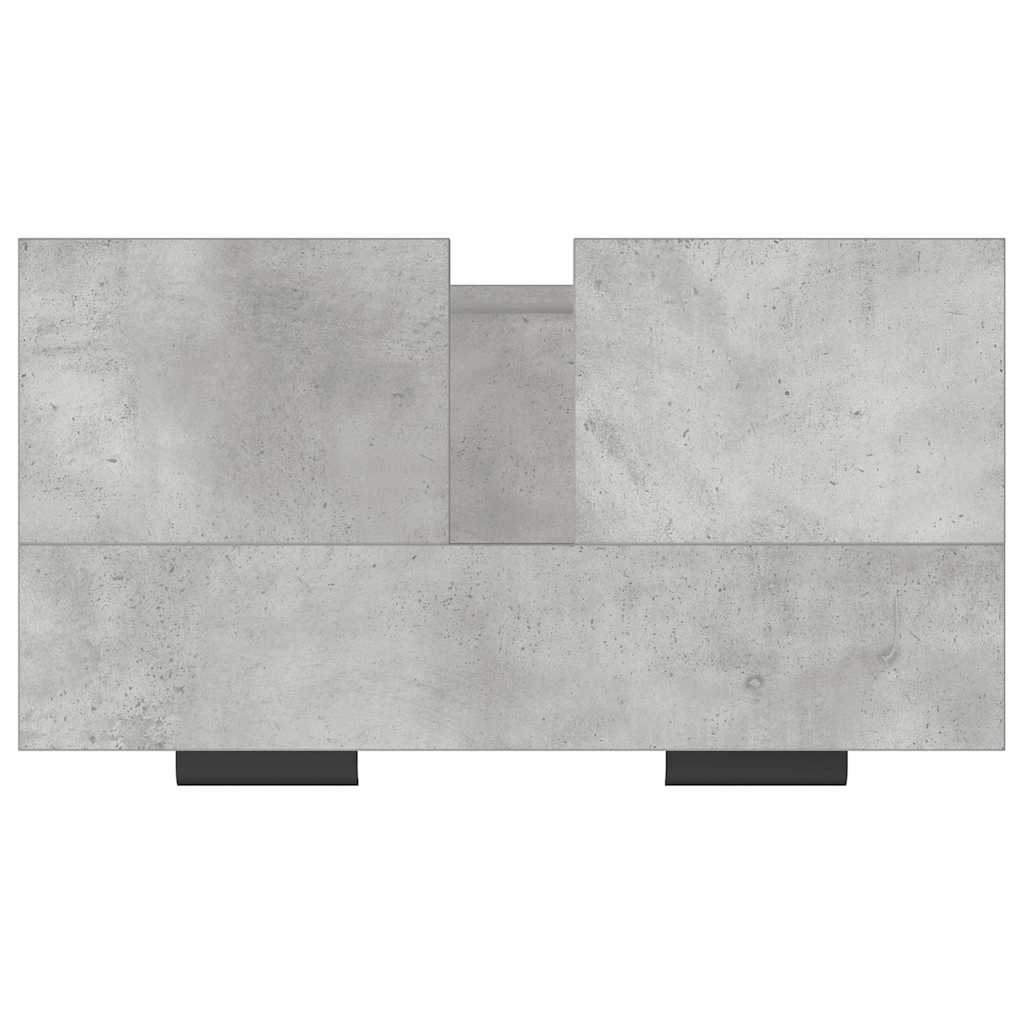 Mobile Bagno Grigio Cemento 64,5x33,5x59cm in Legno Multistrato | homemem39