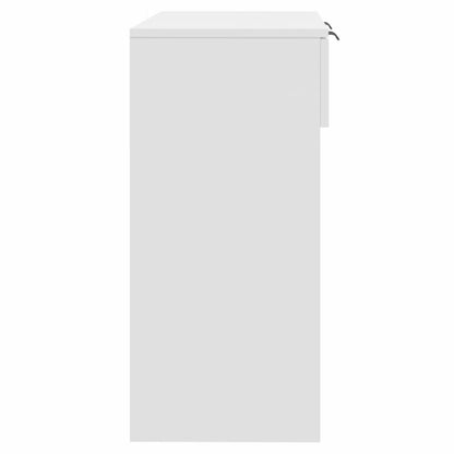 Tavolino da Salotto Bianco 90x36x75 cm in Legno Multistrato | homemem39