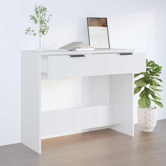 Tavolino da Salotto Bianco 90x36x75 cm in Legno Multistrato | homemem39