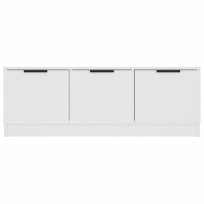 Mobile Porta TV Bianco 102x35x36,5 cm in Legno Multistrato - homemem39