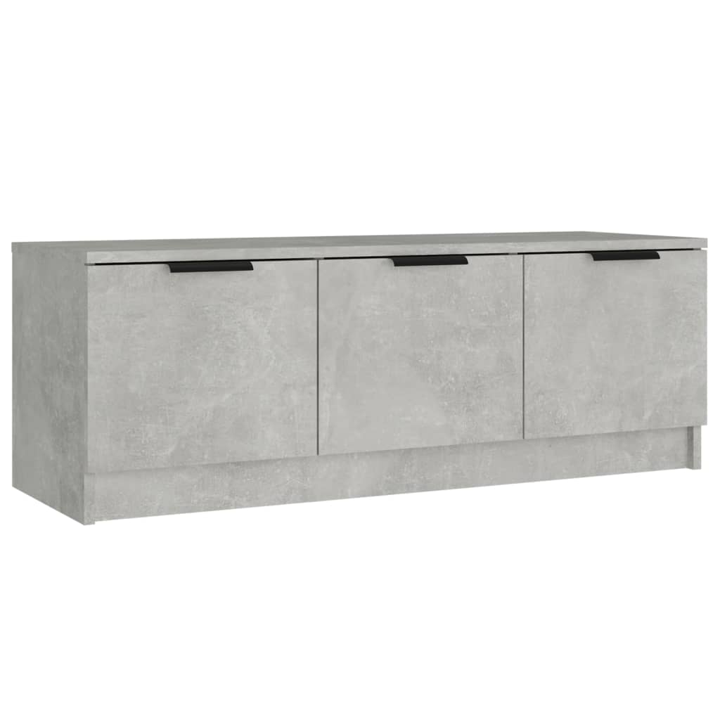 Mobile Porta TV Grigio Cemento 102x35x36,5 cm Legno Multistrato - homemem39
