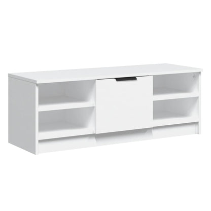 Mobile Porta TV Bianco 102x35,5x36,5 cm in Legno Multistrato - homemem39