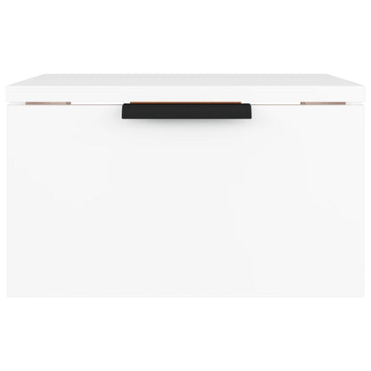 Comodino a Muro Bianco 34x30x20 cm - homemem39
