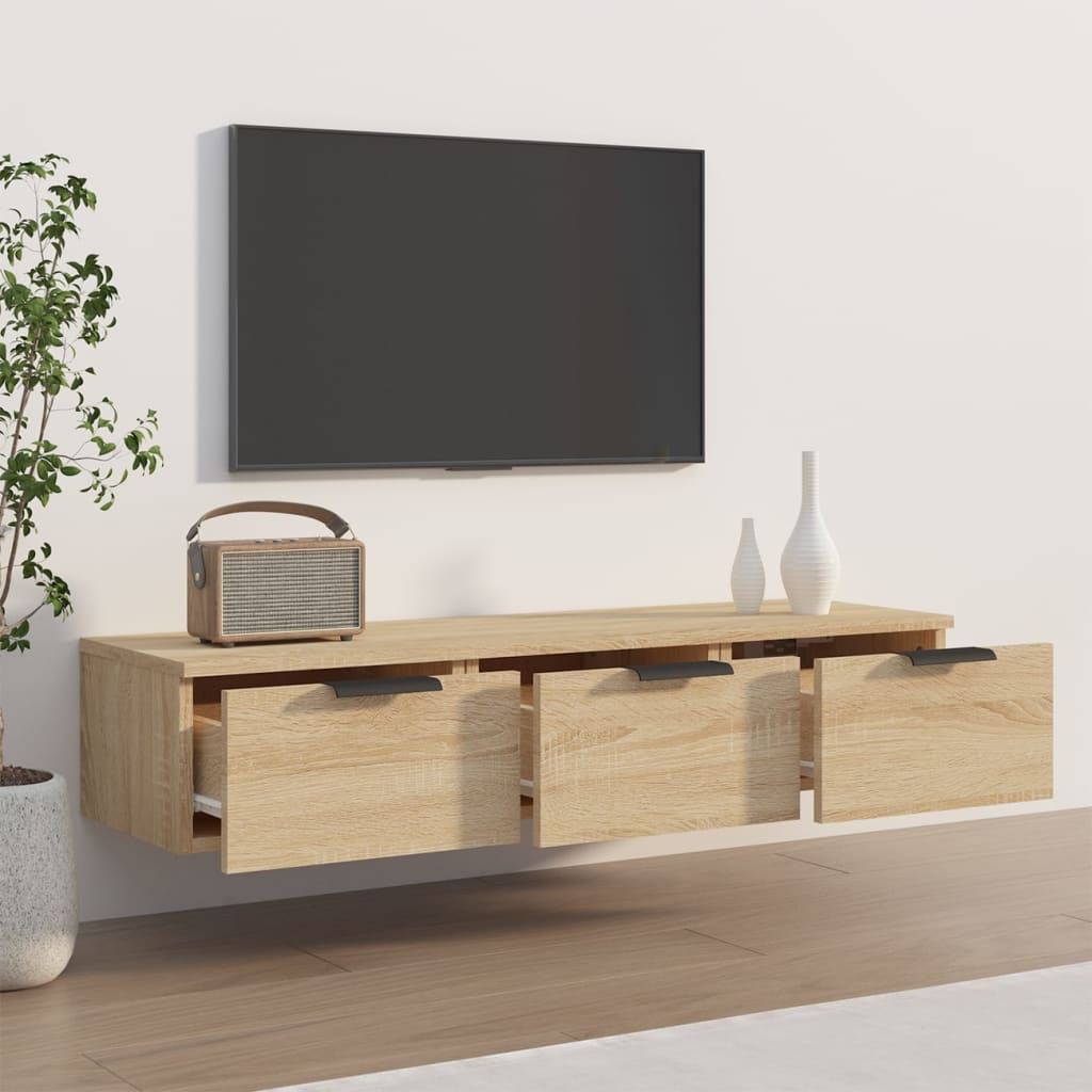 Armadietto a Muro Rovere Sonoma 102x30x20 in Legno Multistrato - homemem39