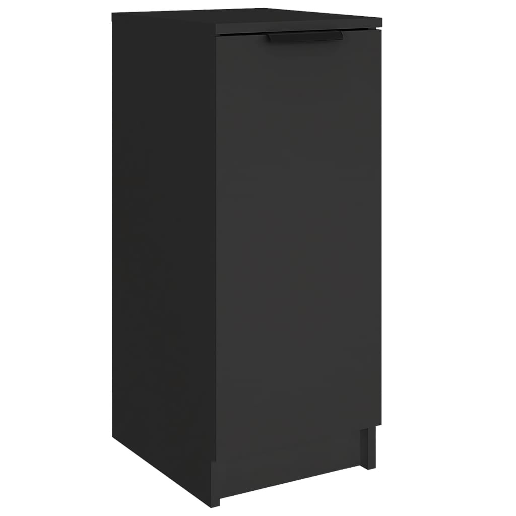 Scarpiera Nera 30x35x70 cm in Legno Multistrato - homemem39