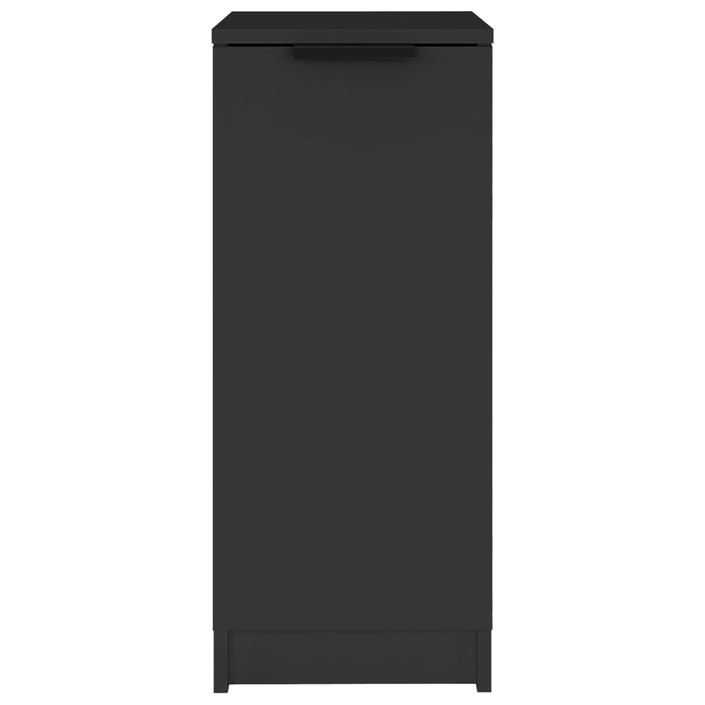 Scarpiera Nera 30x35x70 cm in Legno Multistrato - homemem39