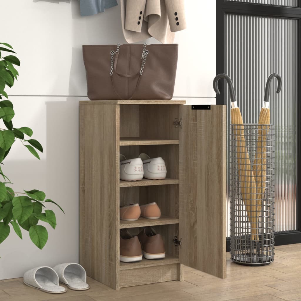 Scarpiera Rovere Sonoma 30x35x70 cm in Legno Multistrato - homemem39