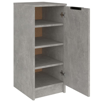 Scarpiera Grigio Cemento 30x35x70 cm in Legno Multistrato - homemem39