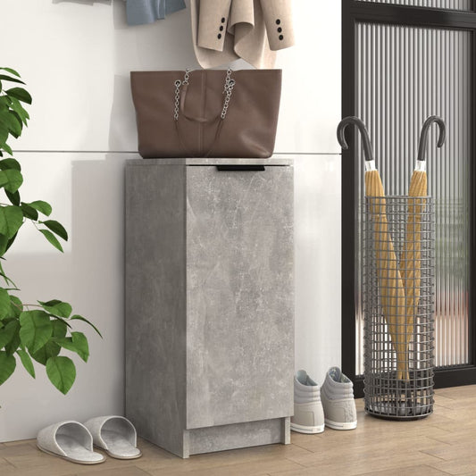 Scarpiera Grigio Cemento 30x35x70 cm in Legno Multistrato - homemem39