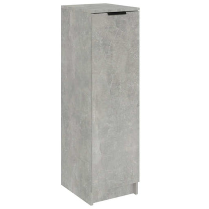 Scarpiera Grigio Cemento 30x35x100 cm in Legno Multistrato - homemem39