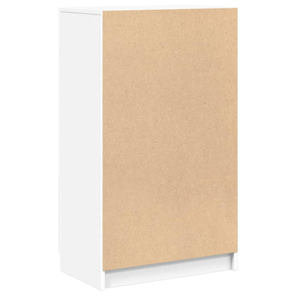 Scarpiera Bianca 59x35x100,5 cm in Legno Multistrato - homemem39