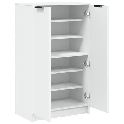 Scarpiera Bianca 59x35x100,5 cm in Legno Multistrato - homemem39