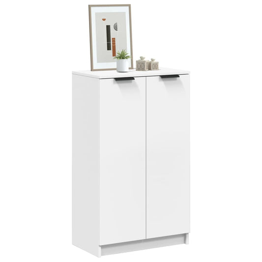 Scarpiera Bianca 59x35x100,5 cm in Legno Multistrato - homemem39