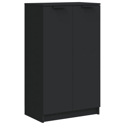 Scarpiera Nera 59x35x100 cm in Legno Multistrato - homemem39