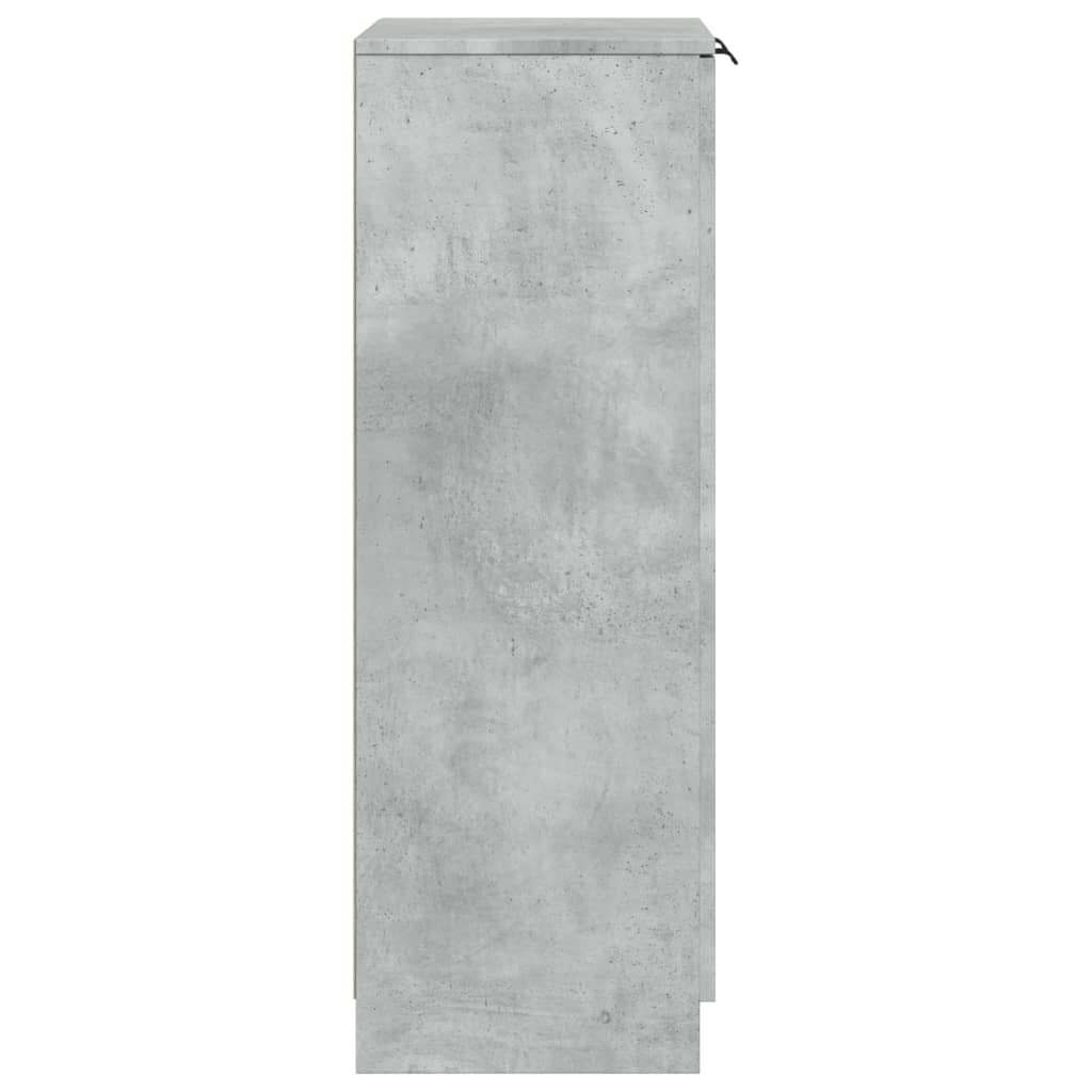 Scarpiera Grigio Cemento 59x35x100,5 cm in Legno Multistrato - homemem39