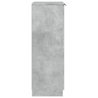 Scarpiera Grigio Cemento 59x35x100,5 cm in Legno Multistrato - homemem39