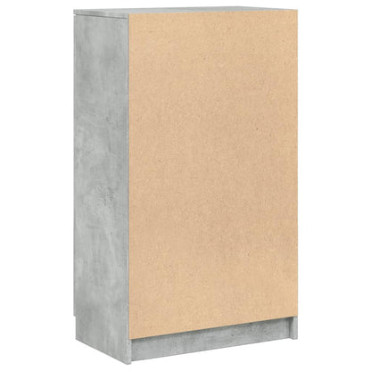 Scarpiera Grigio Cemento 59x35x100,5 cm in Legno Multistrato - homemem39