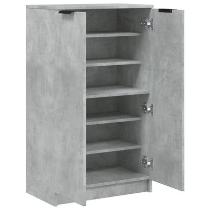 Scarpiera Grigio Cemento 59x35x100,5 cm in Legno Multistrato - homemem39