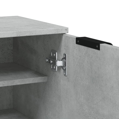 Scarpiera Grigio Cemento 59x35x100,5 cm in Legno Multistrato - homemem39