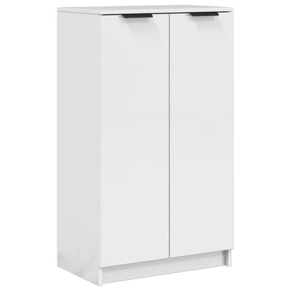 Scarpiera Bianco Lucido 59x35x100,5 cm in Legno Multistrato - homemem39