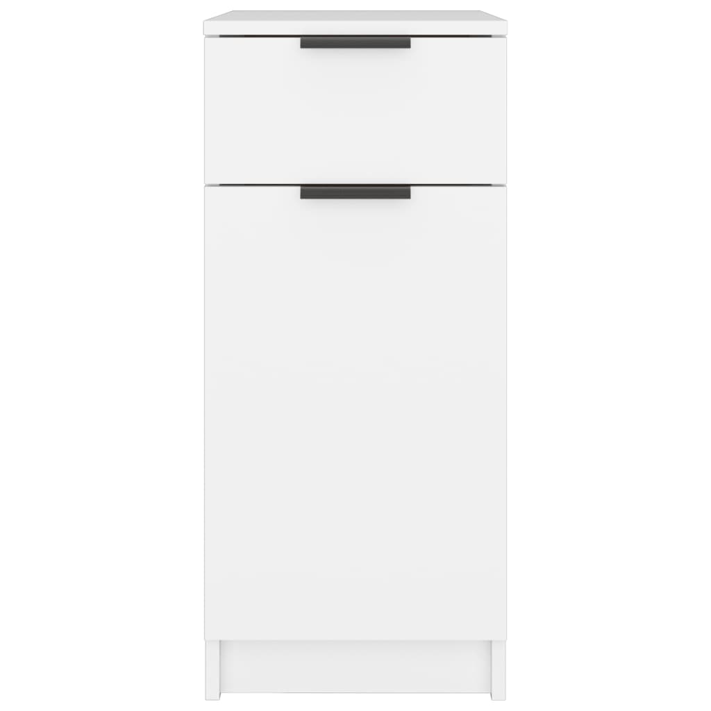 Armadietto da Scrivania Bianco 33,5x50x75 cm Legno Multistrato - homemem39