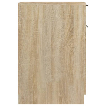 Armadietto da Scrivania Rovere Sonoma 33,5x50x75 cm Legno | homemem39