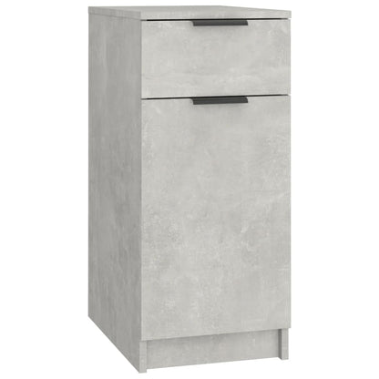 Armadietto da Scrivania Grigio Cemento 33,5x50x75 cm Legno - homemem39