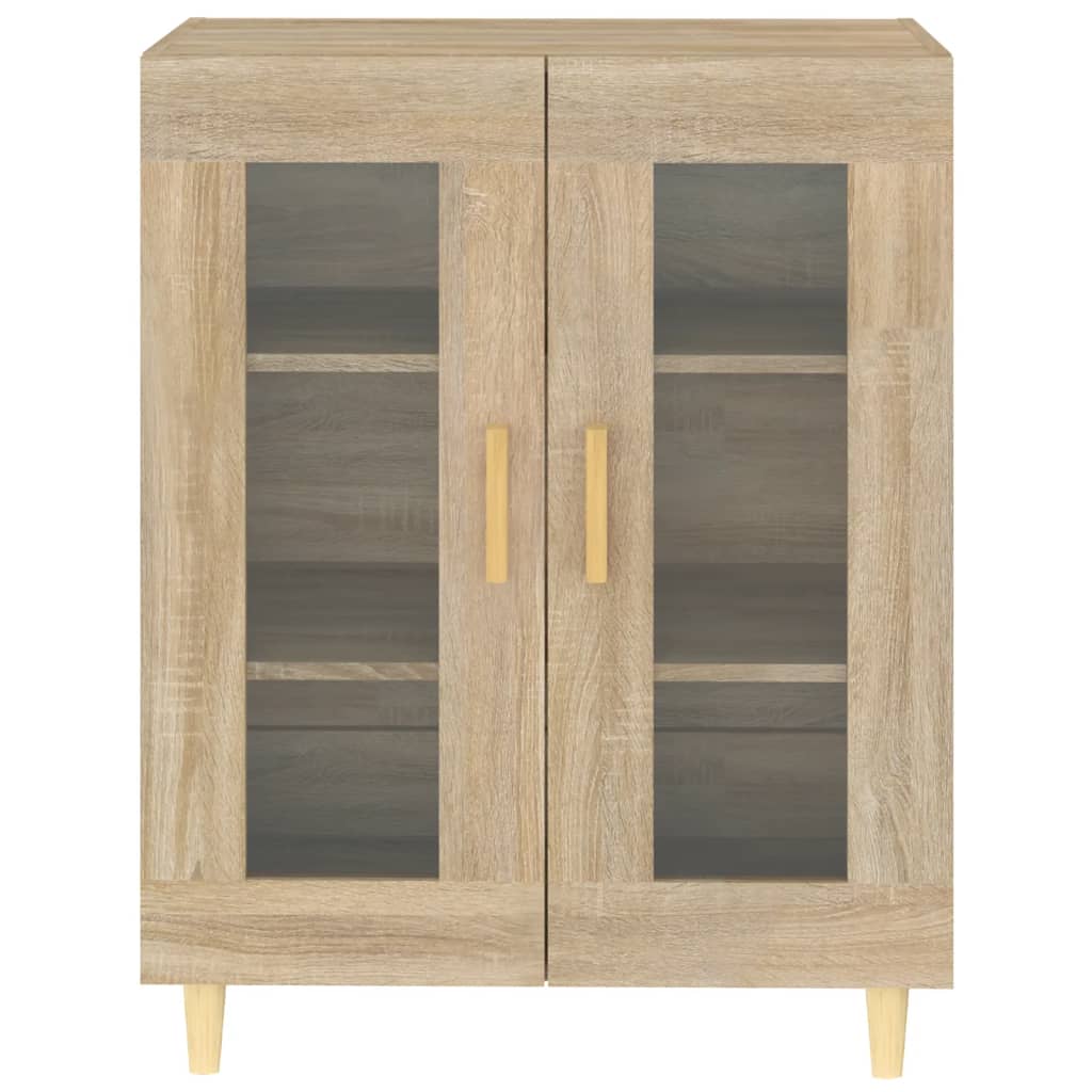 Credenza Rovere Sonoma 69,5x34x90 cm in Legno Multistrato - homemem39