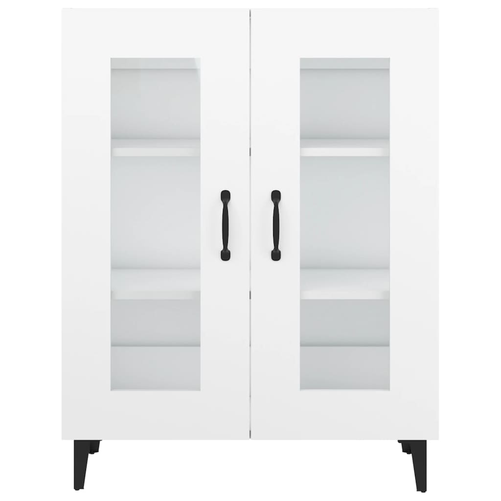 Credenza Bianca 69,5x34x90 cm in Legno Multistrato - homemem39