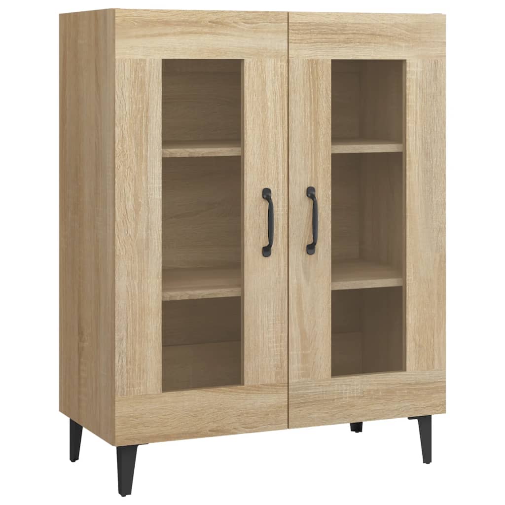 Credenza Rovere Sonoma 69,5x34x90 cm in Legno Multistrato - homemem39