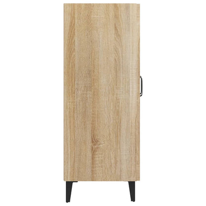 Credenza Rovere Sonoma 69,5x34x90 cm in Legno Multistrato - homemem39