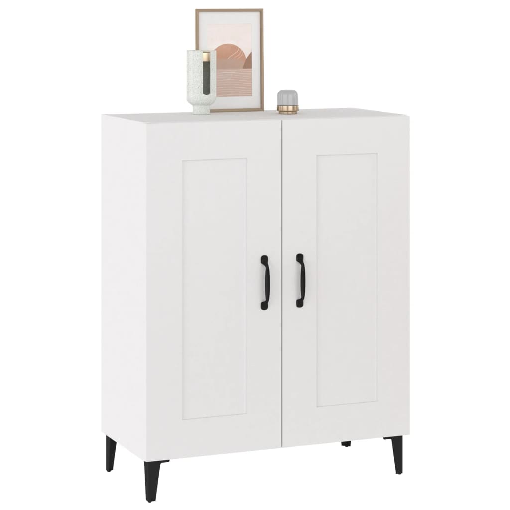 Credenza Bianca 69,5x34x90 cm in Legno Multistrato - homemem39