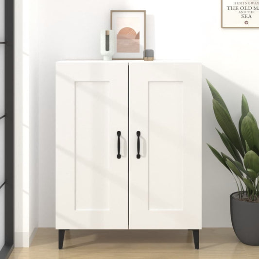 Credenza Bianca 69,5x34x90 cm in Legno Multistrato - homemem39