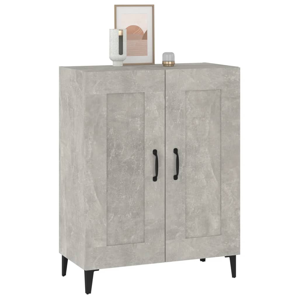 Credenza Grigio Cemento 69,5x34x90 cm in Legno Multistrato - homemem39
