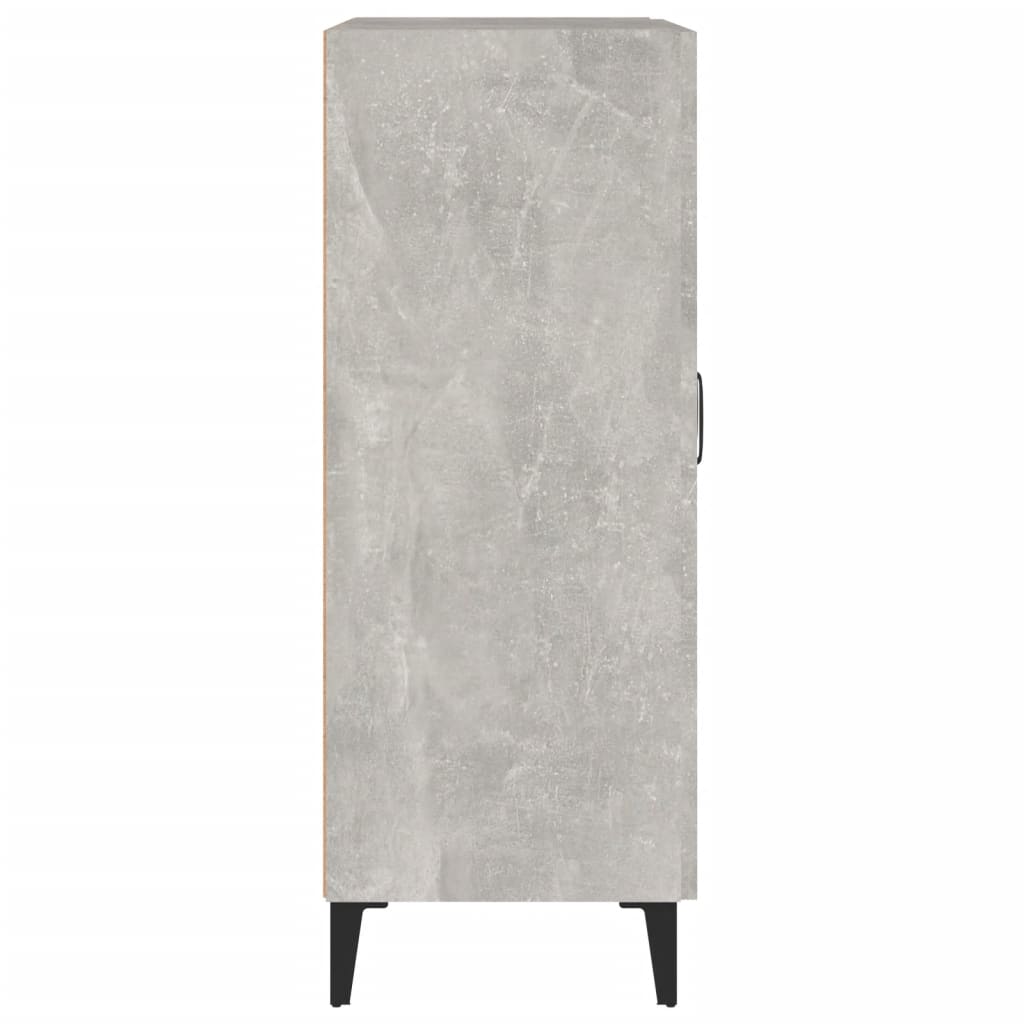 Credenza Grigio Cemento 69,5x34x90 cm in Legno Multistrato - homemem39