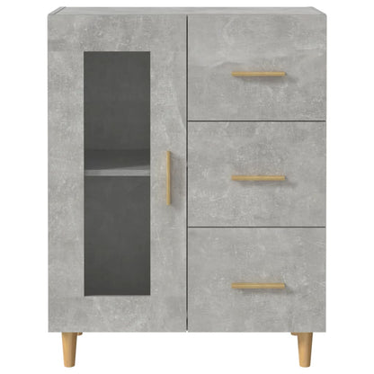 Credenza Grigio Cemento 69,5x34x90 cm in Legno Multistrato - homemem39