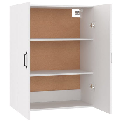 Mobile Pensile Bianco 69,5x34x90 cm in Legno Multistrato | homemem39